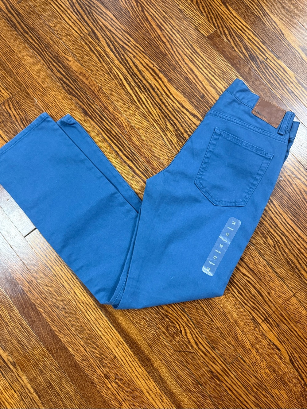 GapKids 1969 Stretch Straight Jeans Blue Size 12 Regular NWT